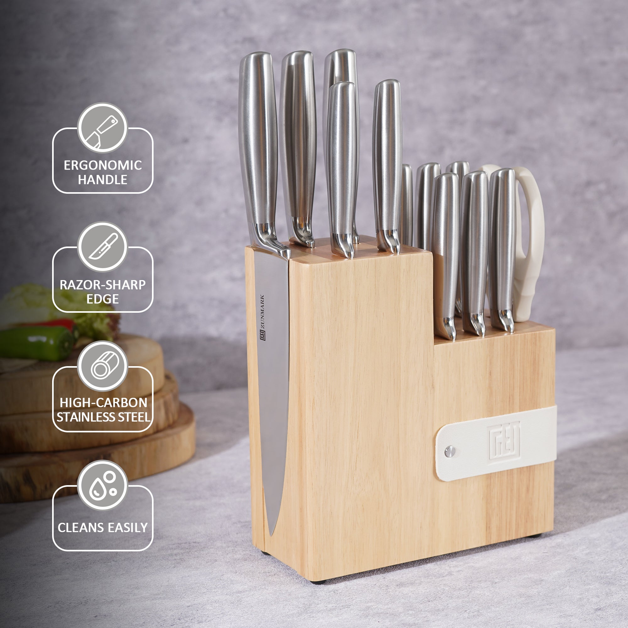 Prism 13-Piece Knife Block Set