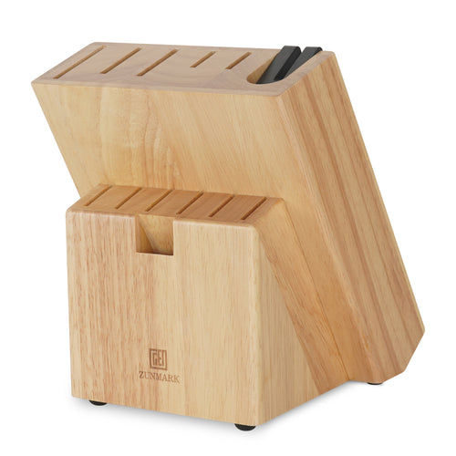 Arbor 13-Piece Knife Block Set – Built-in Sharpener, Black