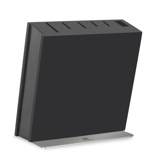 Luna Magnetic 7-Piece Knife Block Set, Black