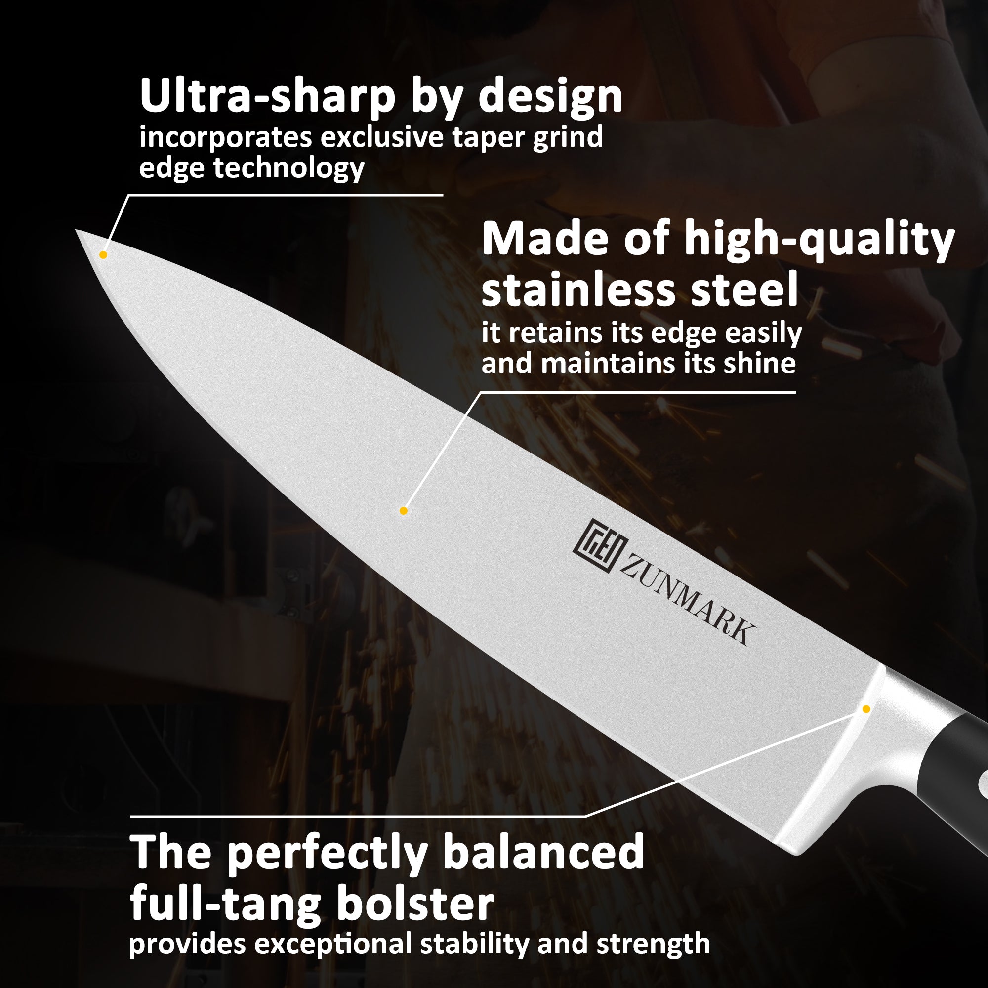 Skylark 6-Piece Knife Block Set