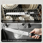 ZUNMARK 8” Bread Knife with Sliding Weight System – Crafted for Lasting Sharpness|Kinhua Series