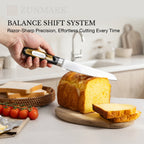 ZUNMARK 8” Bread Knife with Sliding Weight System – Crafted for Lasting Sharpness|Kinhua Series