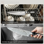 ZUNMARK 8” Chef Knife with Sliding Weight System – Crafted for Lasting Sharpness|Kinhua Series
