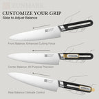 ZUNMARK 8” Chef Knife with Sliding Weight System – Crafted for Lasting Sharpness|Kinhua Series